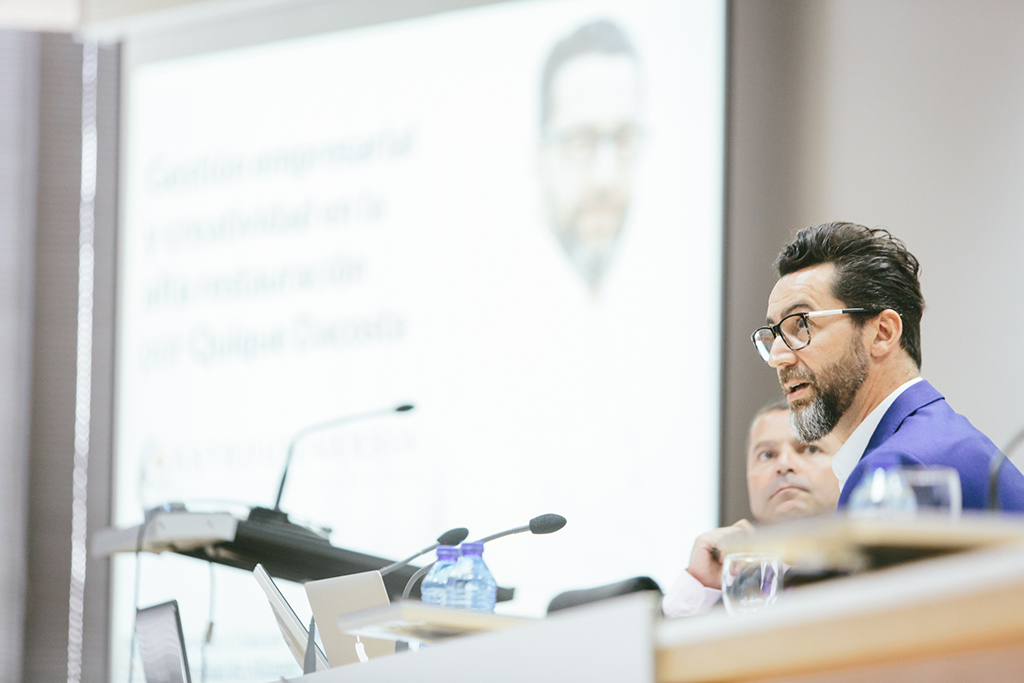 Másterclass de Quique Dacosta en Gastrouniversia